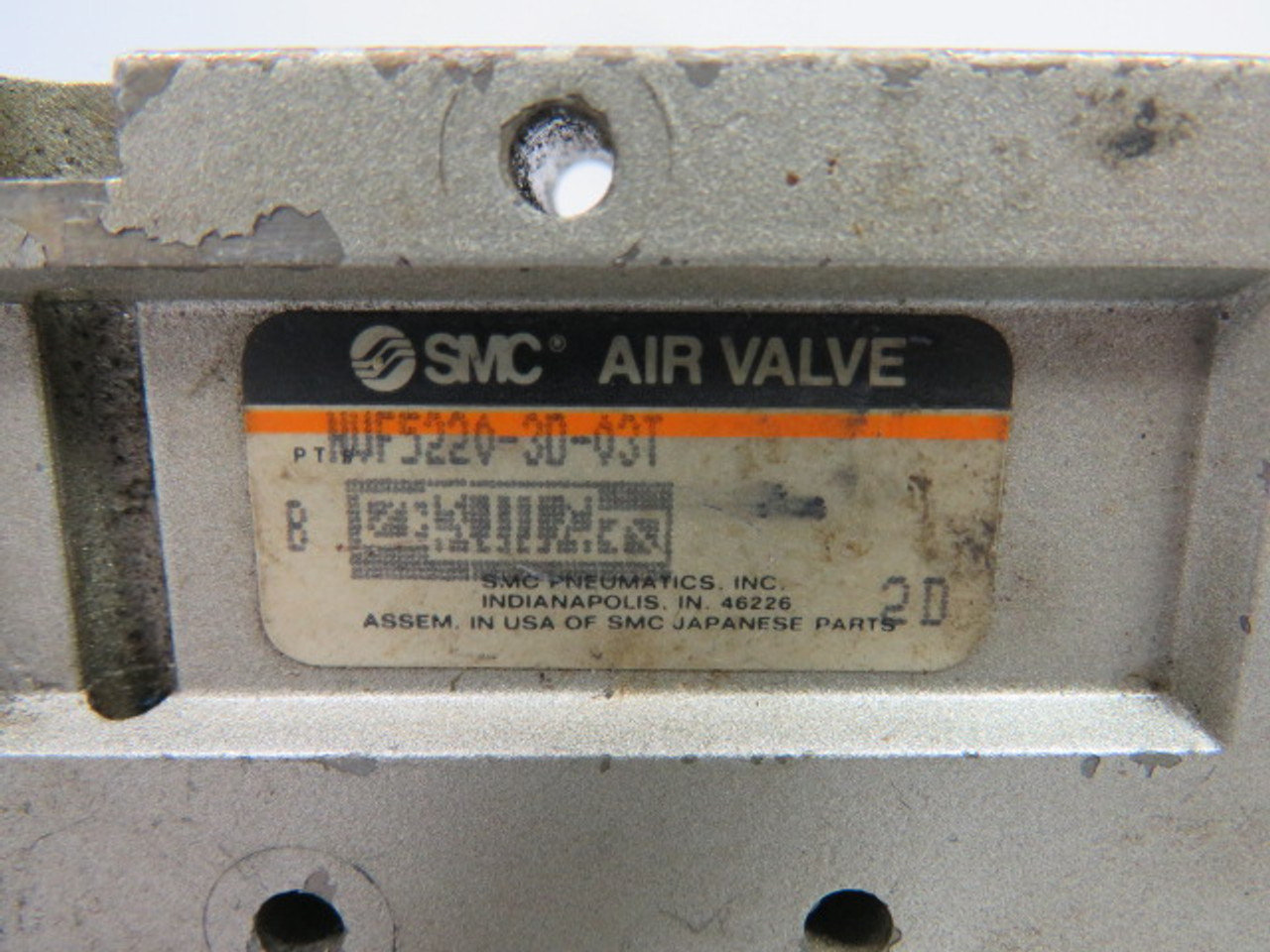 SMC NVF5220-3D-03T Solenoid Air Pilot Valve 88-132/94-138V 50/60 Hz USED