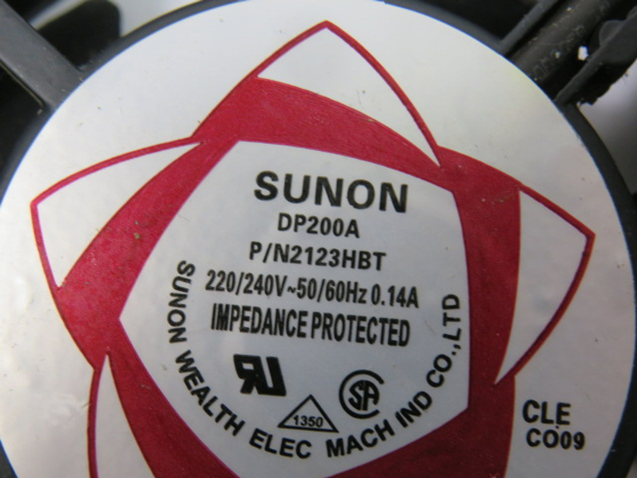 Sunon DP200A 2123HBT Axial Fan 220/240V 50/60Hz. 0.14A USED