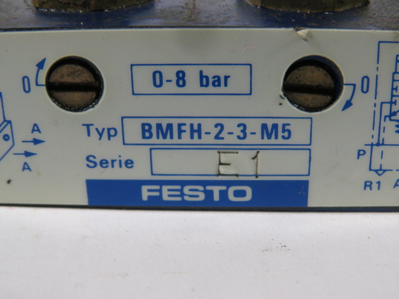Festo BMFH-2-3-M5 Solenoid Air Valve USED