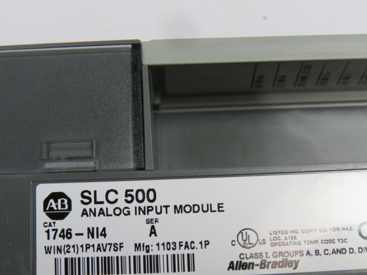 Allen-Bradley 1746-NI4 Series A Input Module *No Terminal* USED