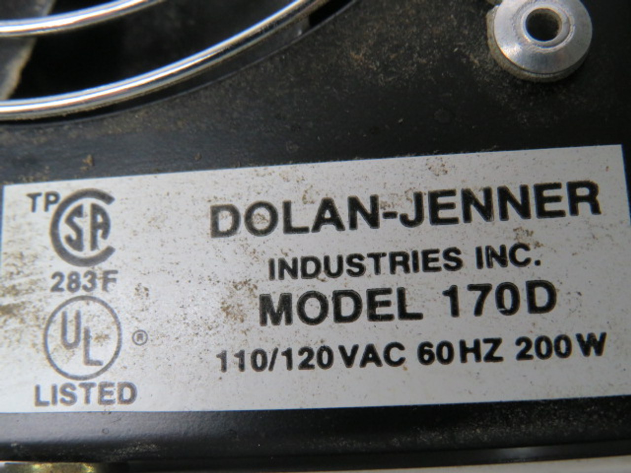 Dolan-Jenner 170D High Intensity Illuminator 110/120VAC 60Hz. 200W USED