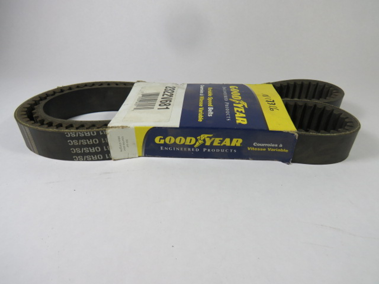 Goodyear 2322V681 Variable Speed Belt NEW