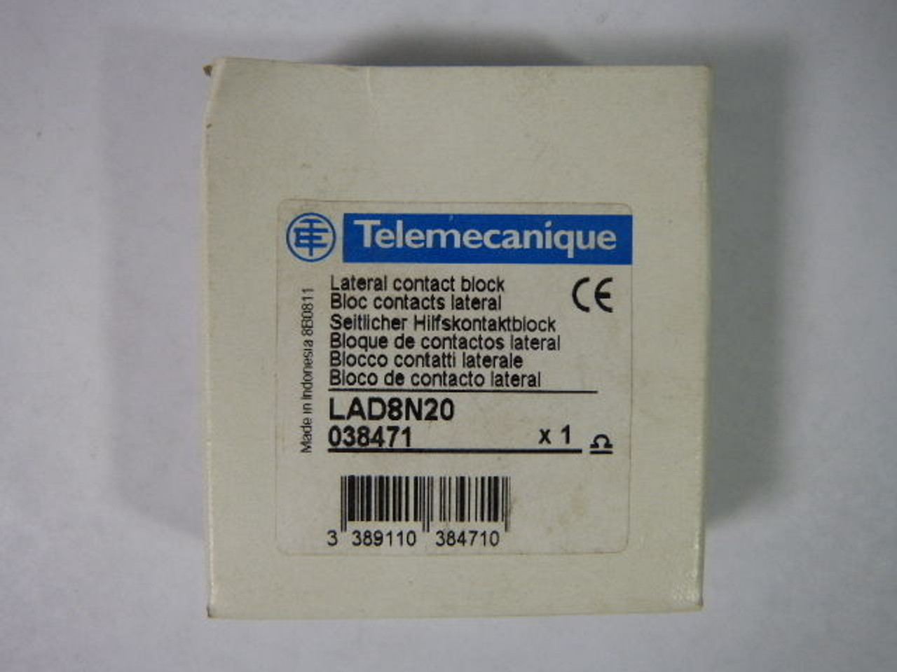 Telemecanique LAD8N20 Auxiliary Contact Block ! NEW !