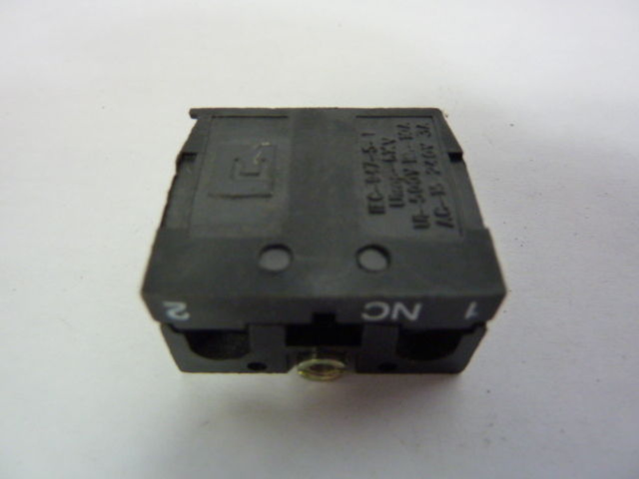 RAAS RB2-BE-1026 Contact Block 1NC Gold Flash USED