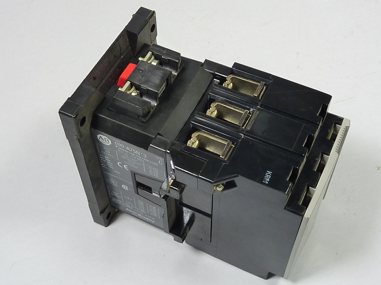Allen-Bradley 100-A75NH3 Contactor 75A 3P 208V USED
