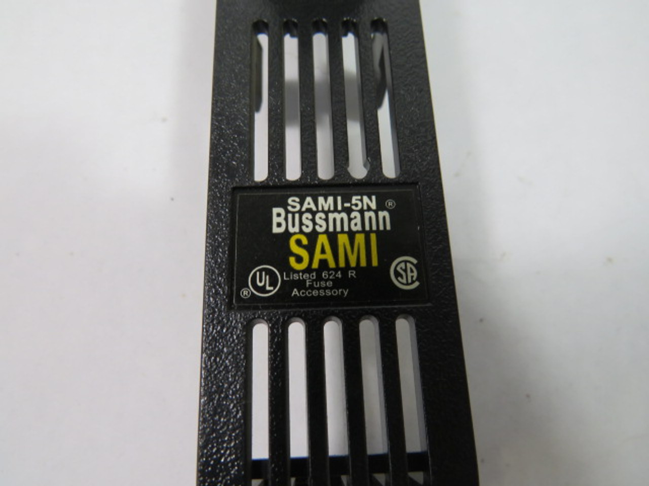 Bussmann SAMI-5N Non-Indicator Fuse Block Cover 35-60A 600VAC  USED