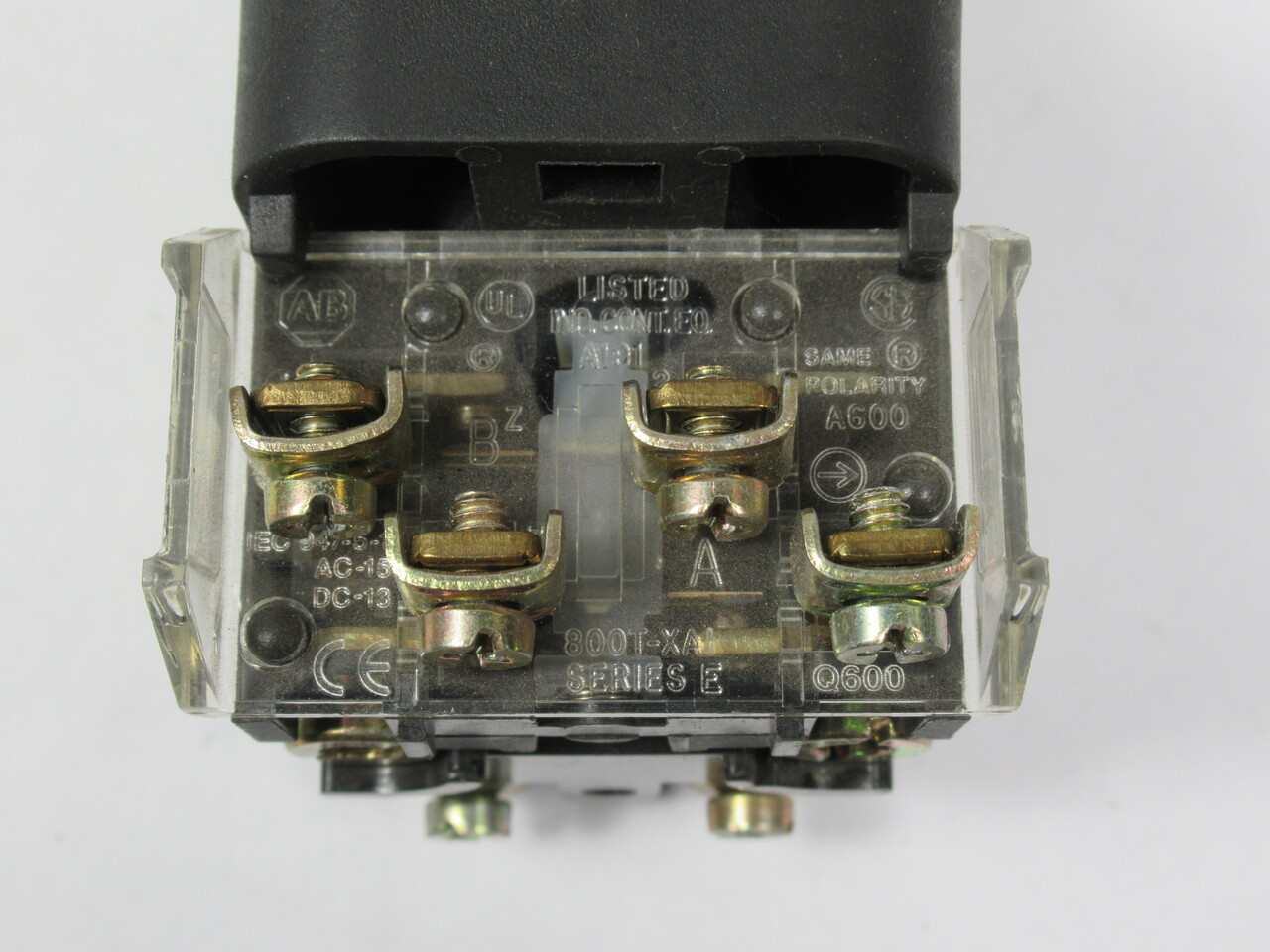 Allen-Bradley 800T-FXP16RA1 Ser T Illum. Push-Pull Device Red 1NO 1NCLB USED
