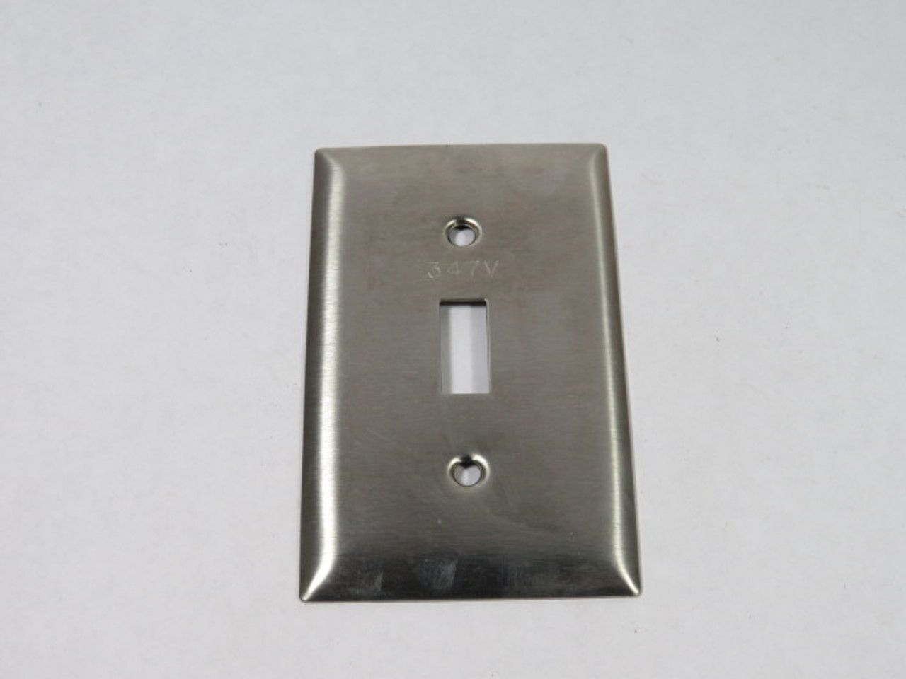Hubbell 97071HV Stainless Steel 1-Gang Wall Plate Type 302 ! NOP !