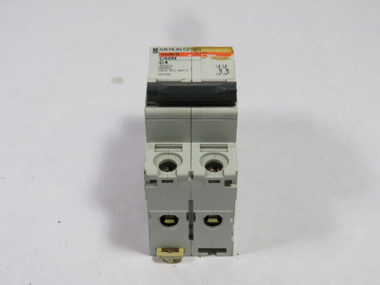 Merlin Gerin 24199 Miniature Circuit Breaker 4A 400V 2P USED