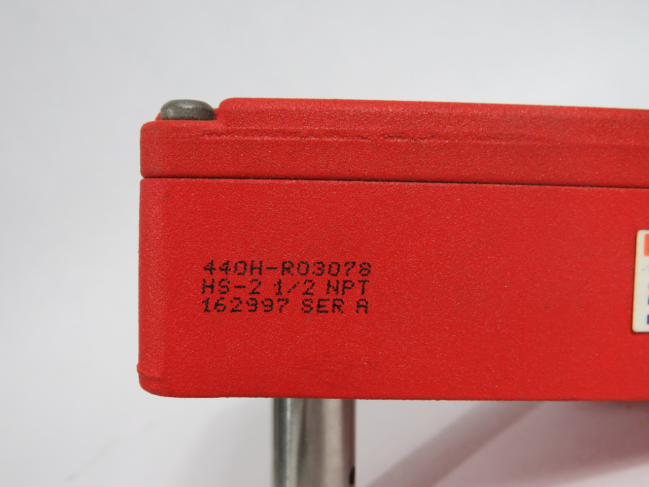 Allen-Bradley 440H-R03078 Series A Rotacam Safety Locking Switch 2NC 1NO USED
