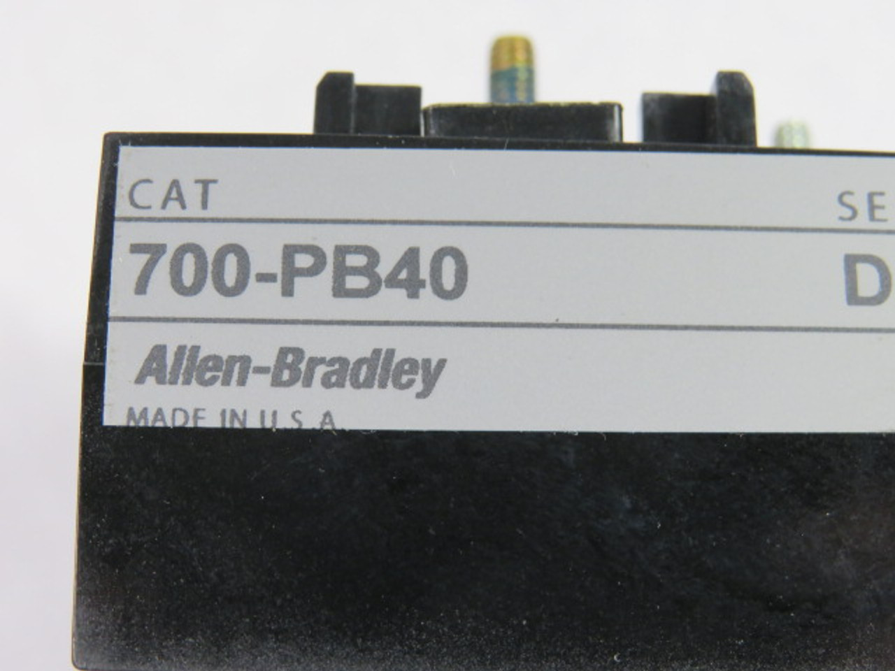 Allen-Bradley 700-PB40 Adder Deck 4-Pole 10amp ! NEW !