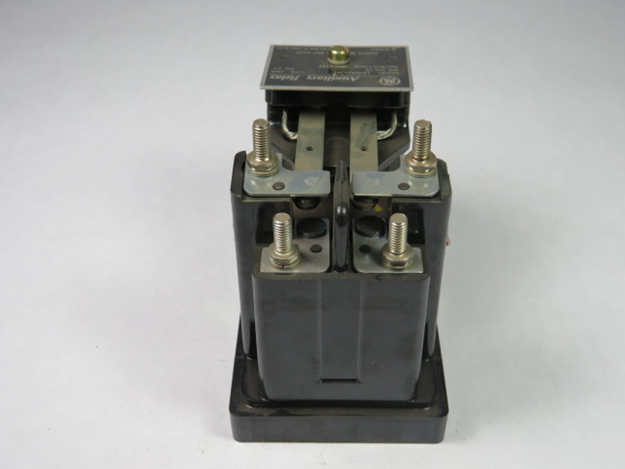 General Electric 12HGA11J51 Auxiliary Relay 250V *Missing Cover* ! AS IS !