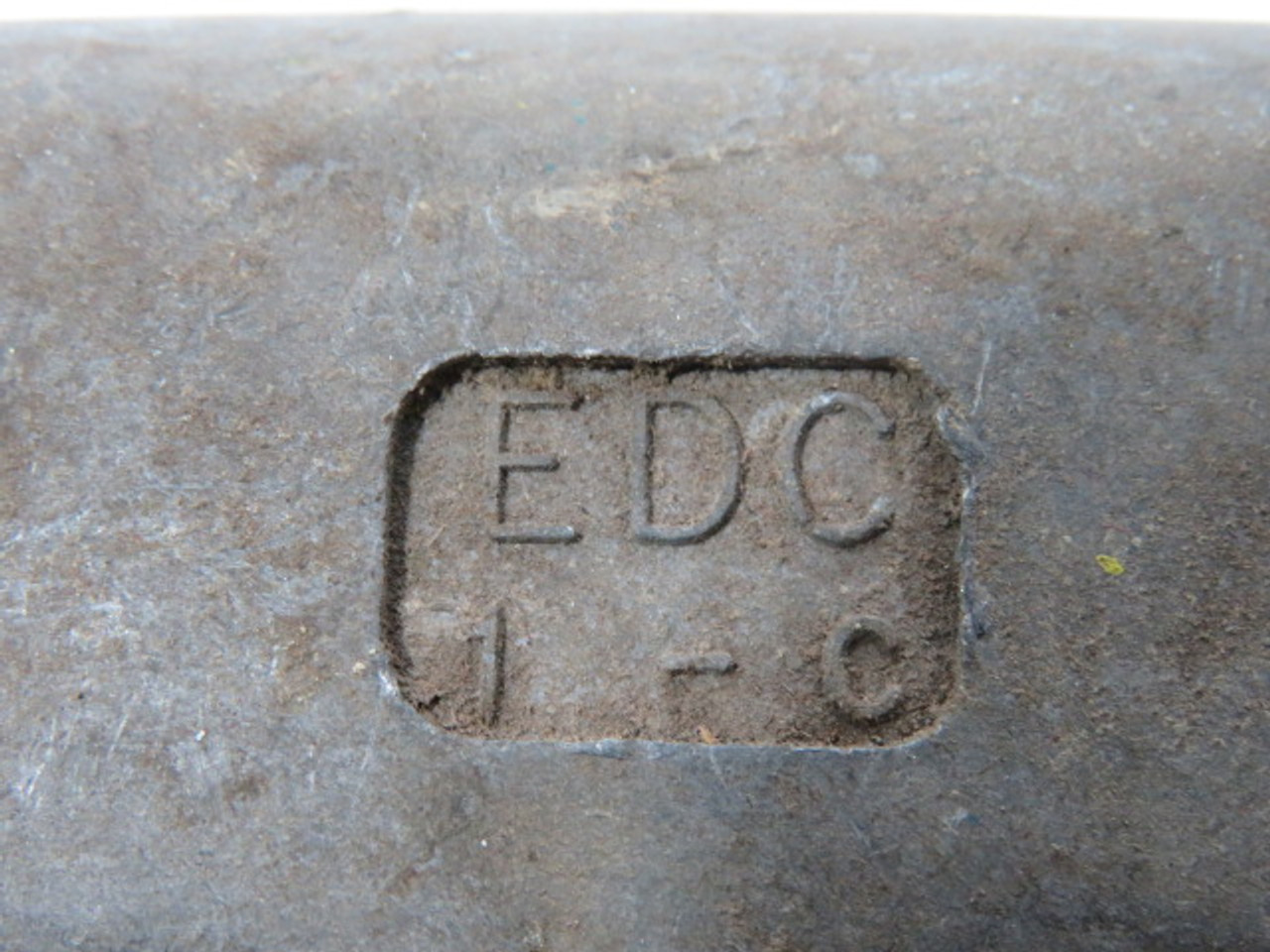 EDC 1-C Conduit Body W/ Cover 3-Hole 1" NPT Threaded USED