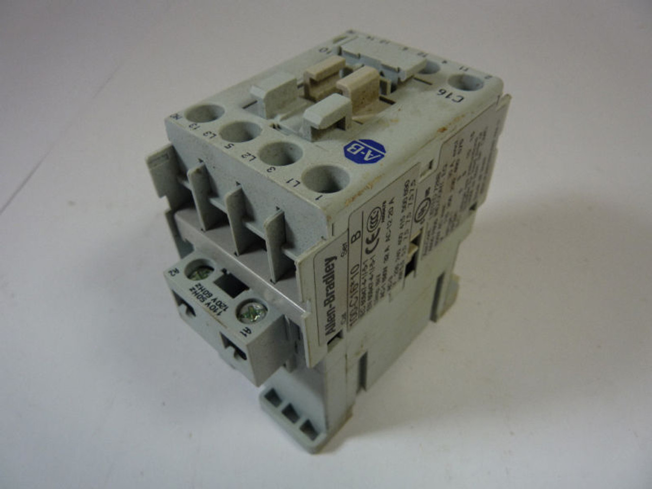 Allen-Bradley 100-C16D10 Series B Contactor 110V/50Hz 120v/60Hz 32A USED