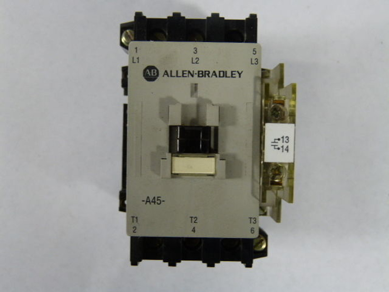 Allen-Bradley 100-A45ND3 Non-Reversing Contactor 45A 3-Pole 120/110V USED