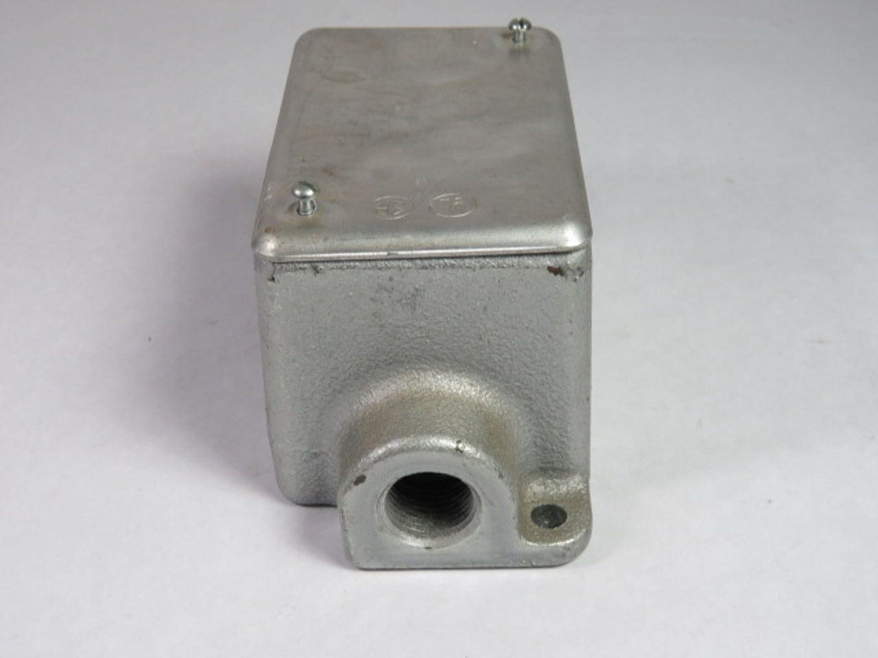 Crouse-Hinds FDC1 Conduit Box W/ Cover 1/2" NPT Single Gang USED