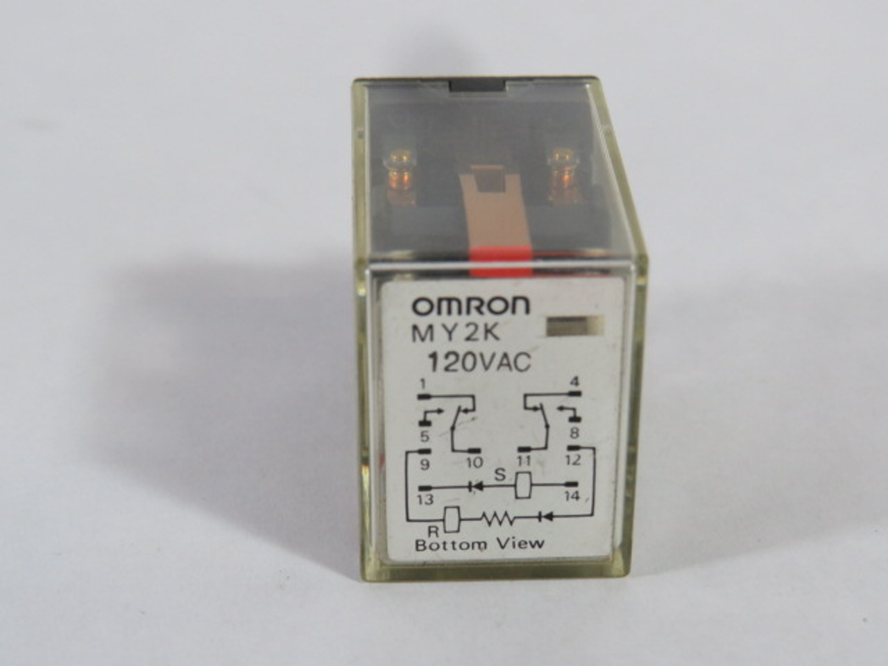 Omron MY2K-AC120 Relay 120VAC 10-Pin USED