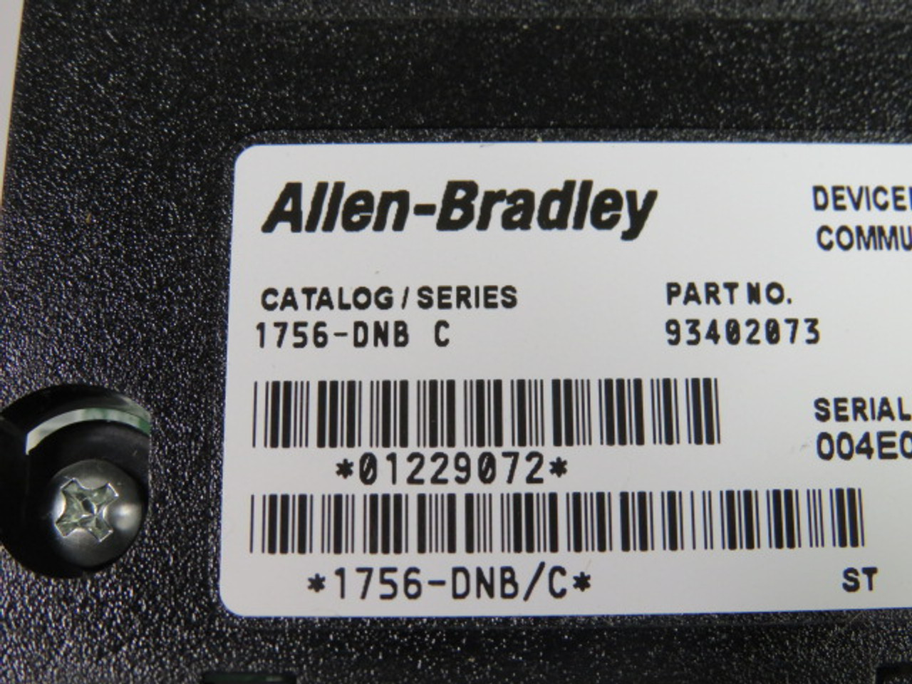 Allen-Bradley 1756-DNB Series C DeviceNet Communication Module USED
