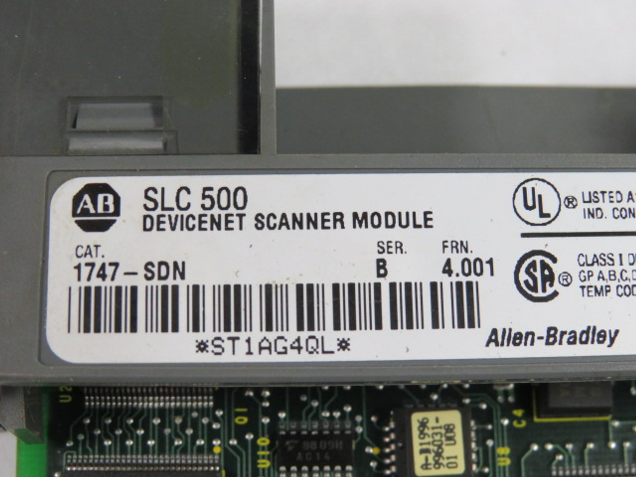 Allen-Bradley 1747-SDN Series B DeviceNet Scanner Module BROKEN PART USED