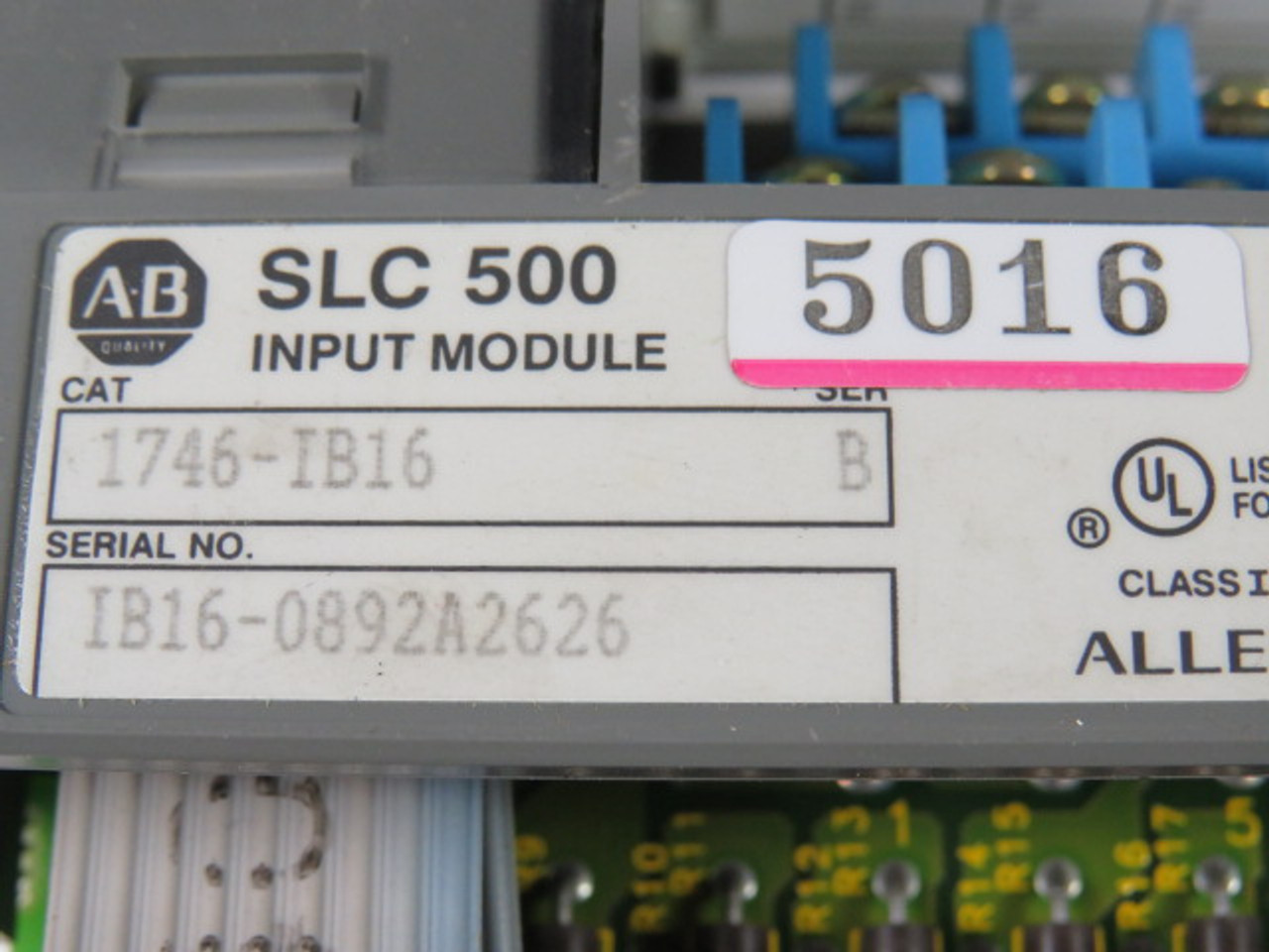 Allen-Bradley 1746-IB16 Series B Input Module 10-30VDC USED