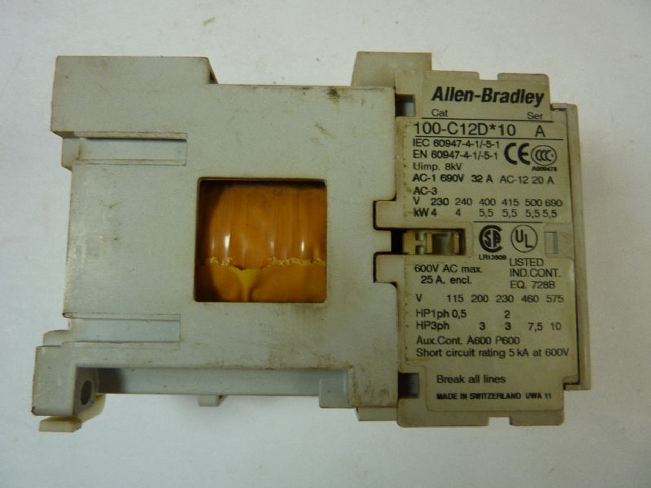 Allen Bradley 100-C30ZJ00 Series C Contactor