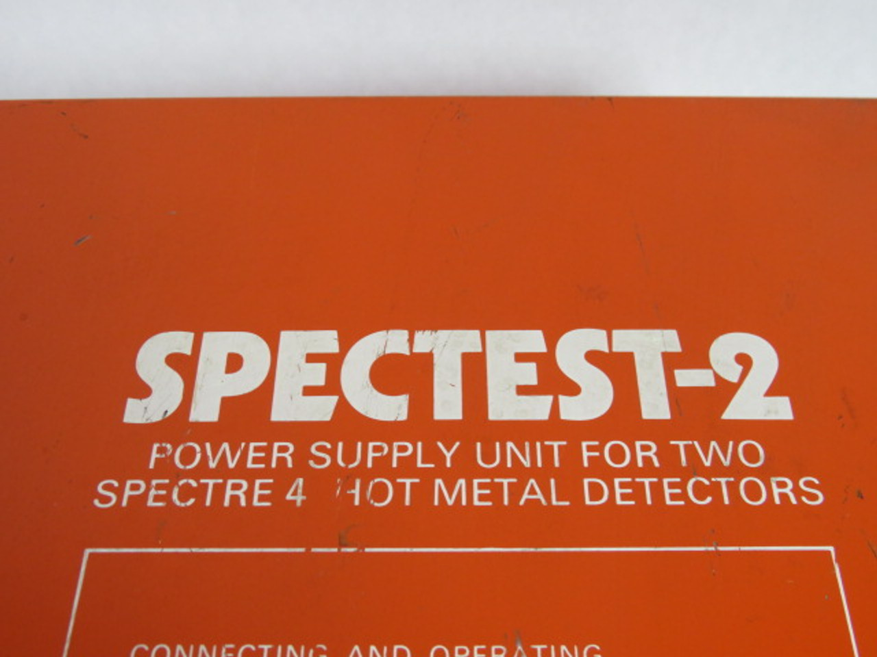 Davy McKee SPECTEST-2 Power Supply For Two Spectre 4 Hot Metal Detectors USED