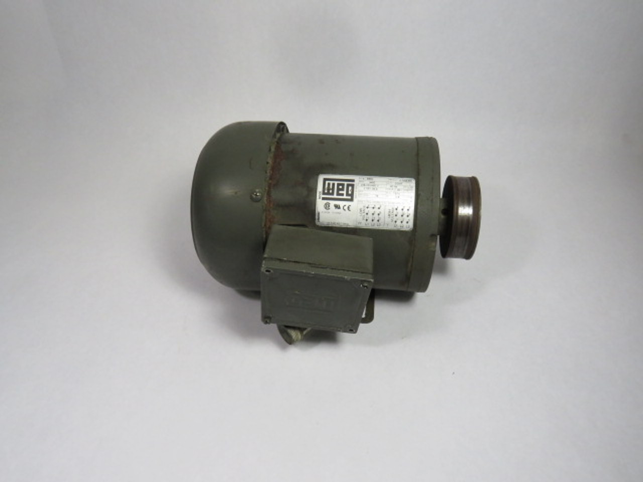 Weg 0.75Hp 3450Rpm 208-230/460V B56C TEFC 3Ph 2.18/1.09A 60Hz USED