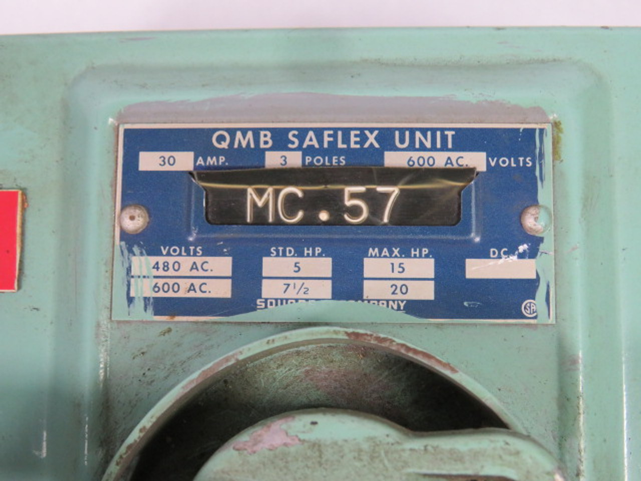 Square D QMB-3603 Busway Switch 30 Amp 3 Pole 600 Volt Fusible USED