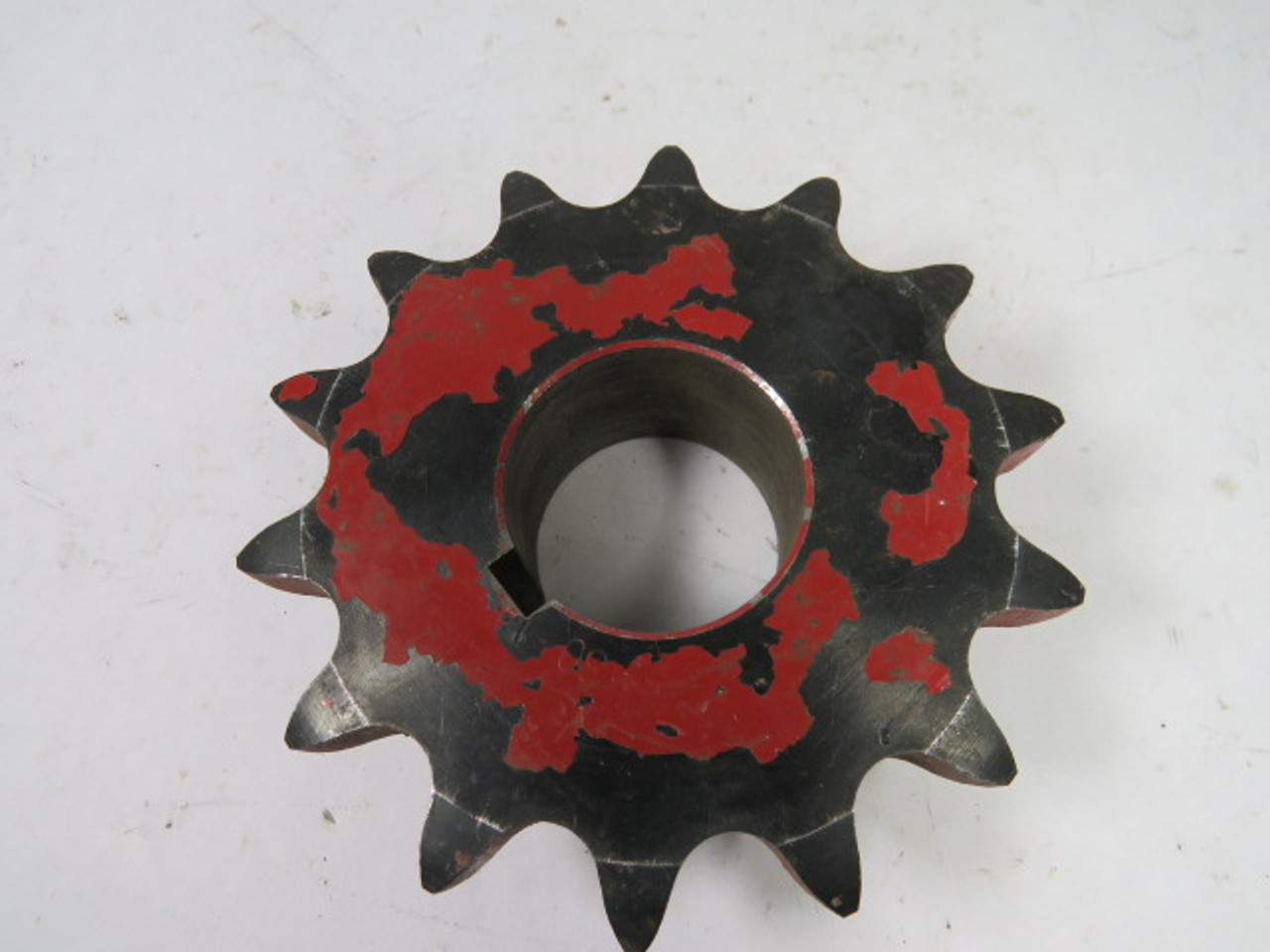 Generic H80-14-1-3/4 Roller Chain Sprocket 1-3/4" ID 14T 80C 3-1/4" OD USED