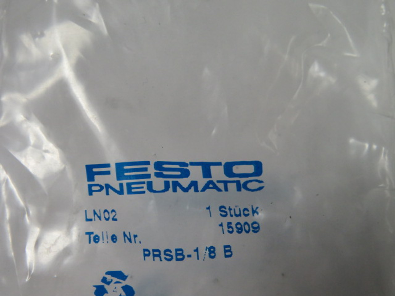 Festo PRSB-1/8-B 15909 Blanking Plate ! NWB !