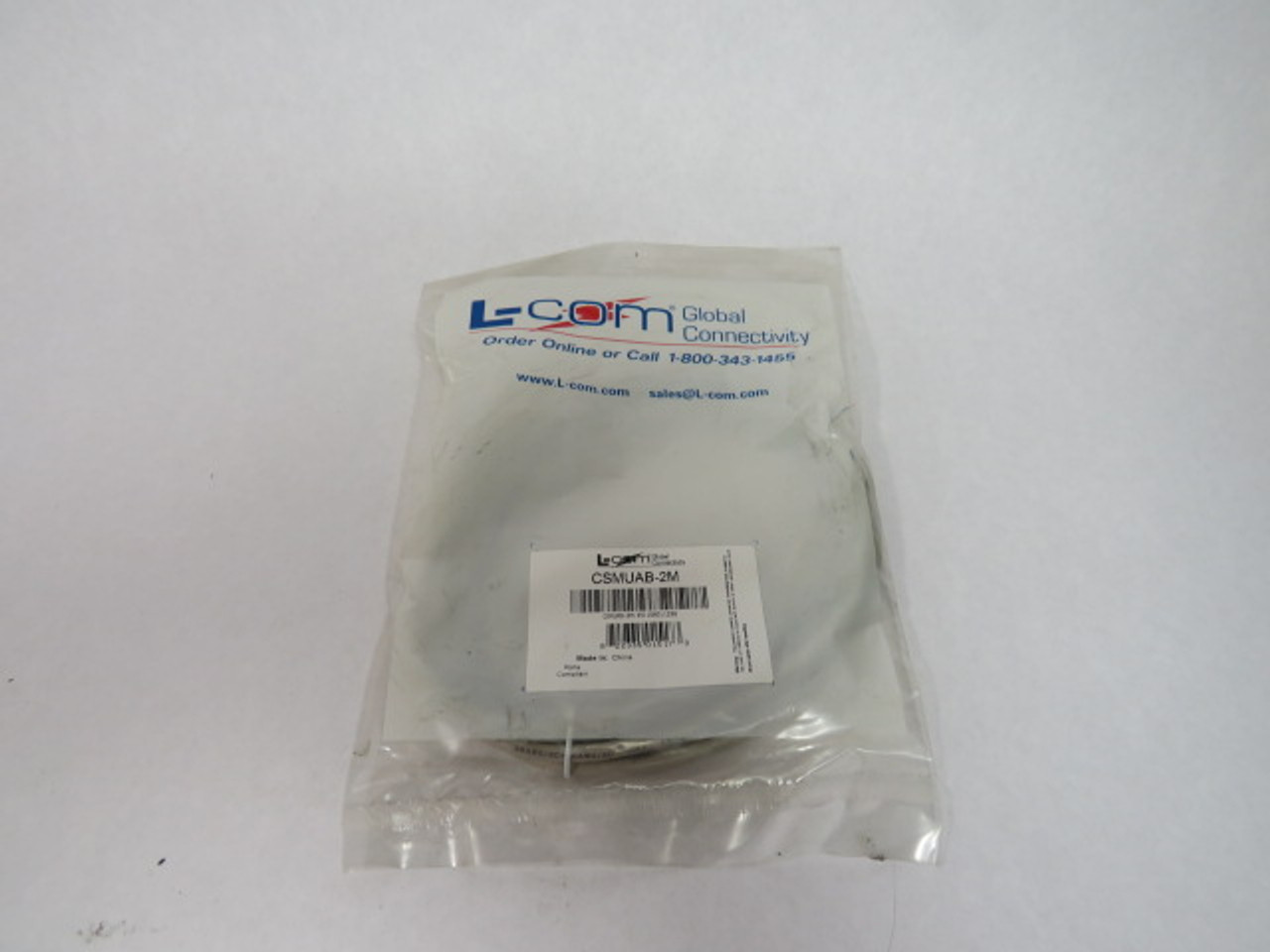 L-Com CSMUAB-2M Ethernet Cable ! NWB !