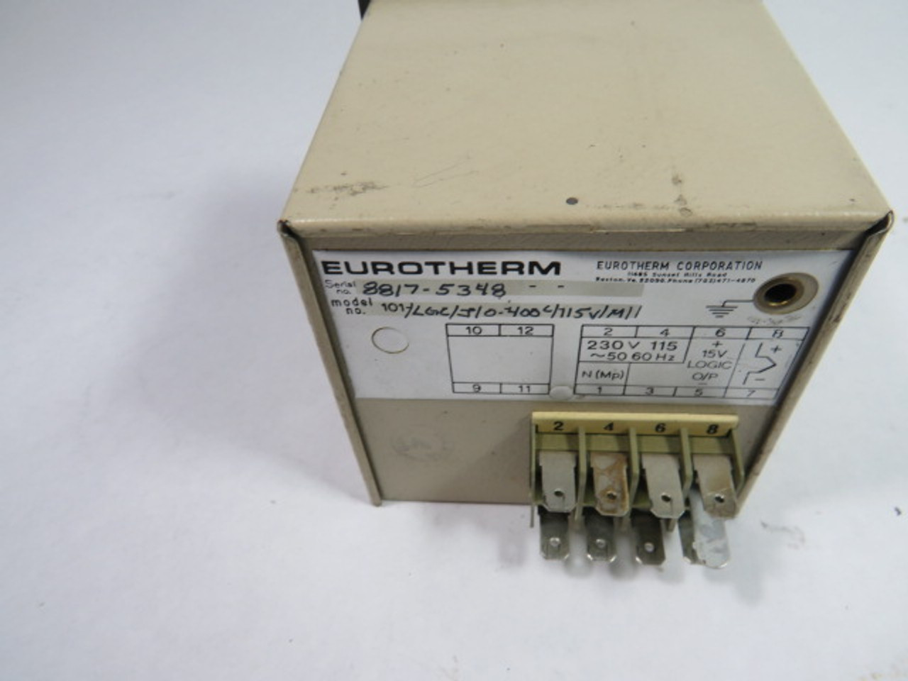 Eurotherm 101-LGC/J/0-400C/115V/M11 Controller 230/115V 50/60Hz. 0-400C USED