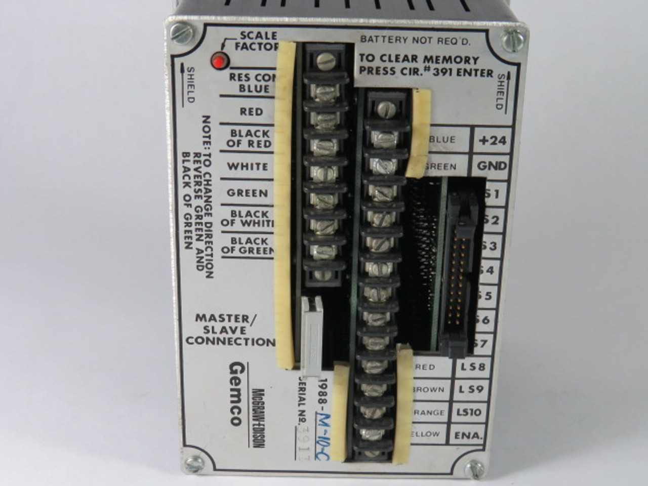 Ametek 1988-M-10-C Micro Computer Quickset II W/Key USED