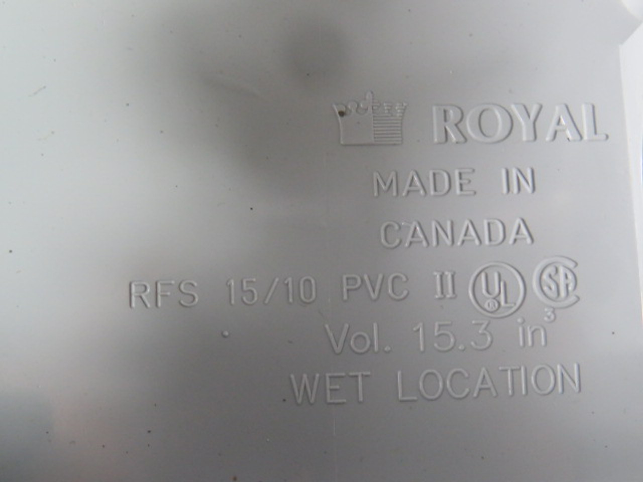Royal RFS-15/10 Single Gang Conduit Box F-Series ! NOP !