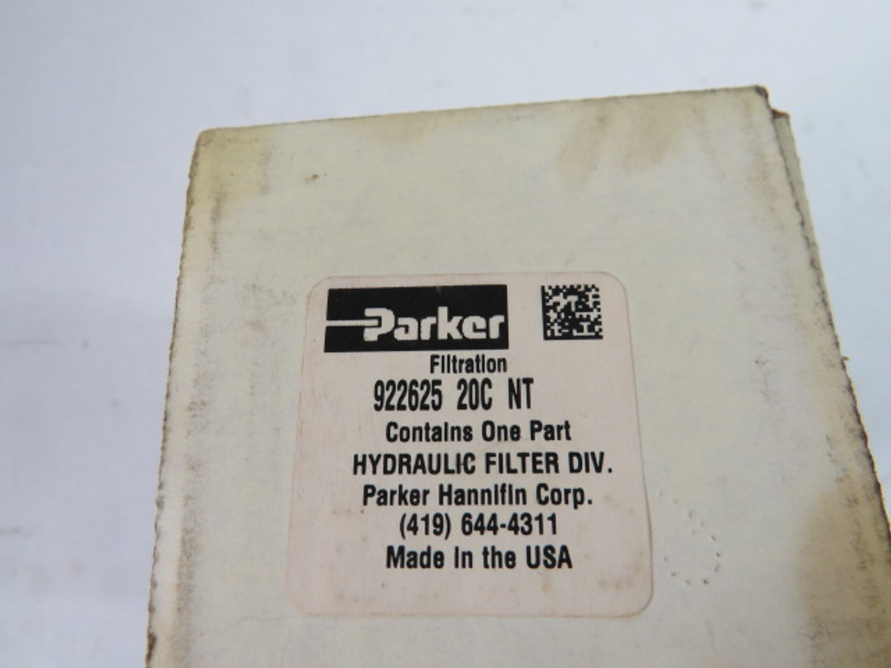Parker 922625 Hydraulic Filter Element 20 Micron Cellulose NEW