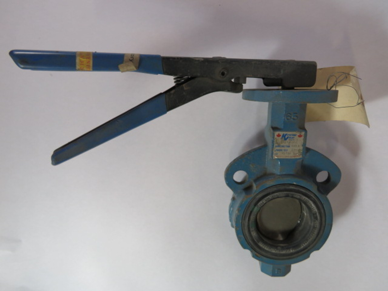 Keystone DN 2.5" F990 CEE2 Trim 150 Test Butterfly Valve USED