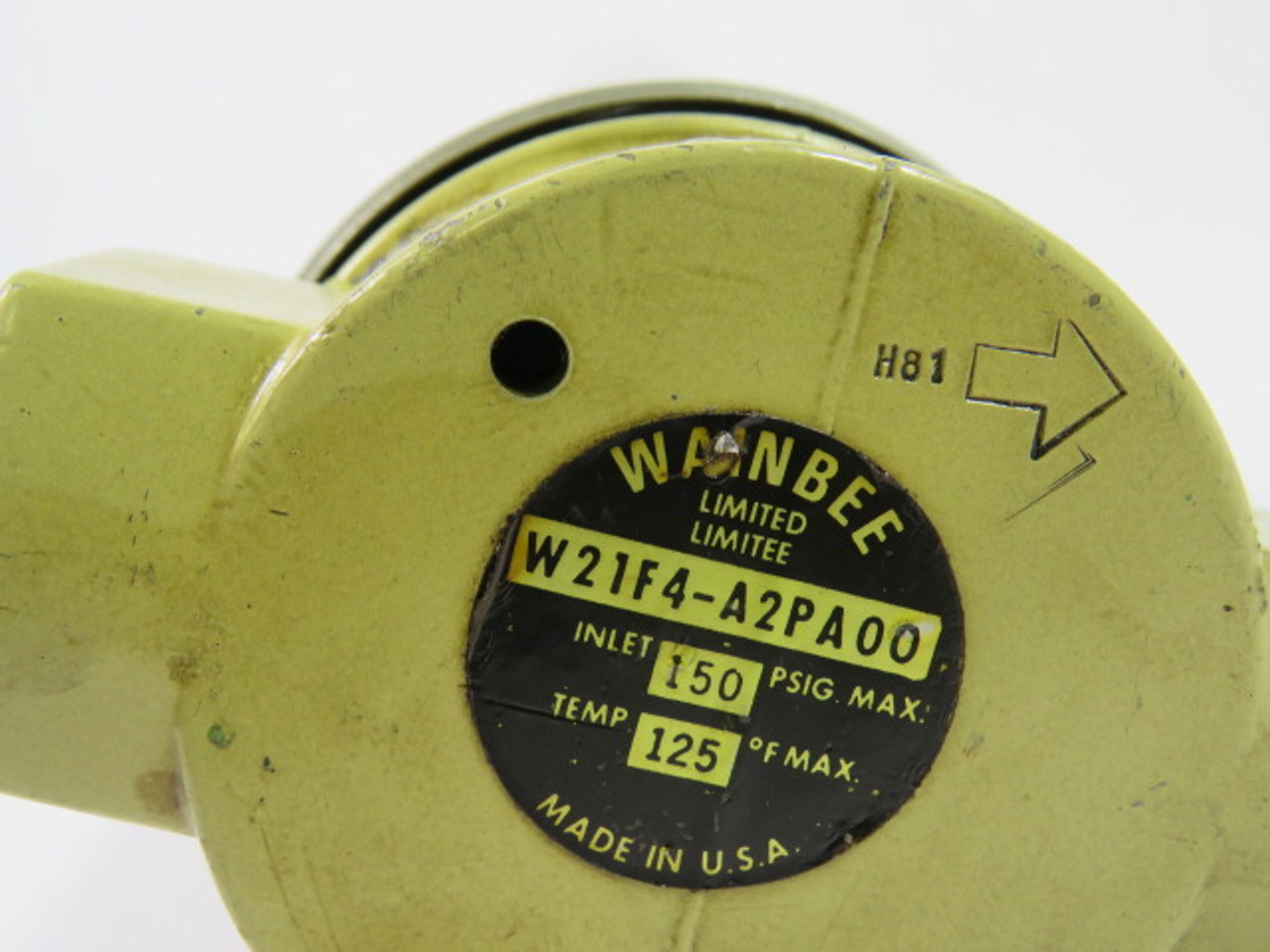 Wainbee W21F4-A2PA00 Lubricator 150PSIG USED