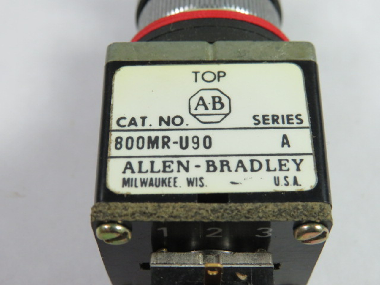 Allen-Bradley 800MR-U90 Potentiometer Operator Only USED