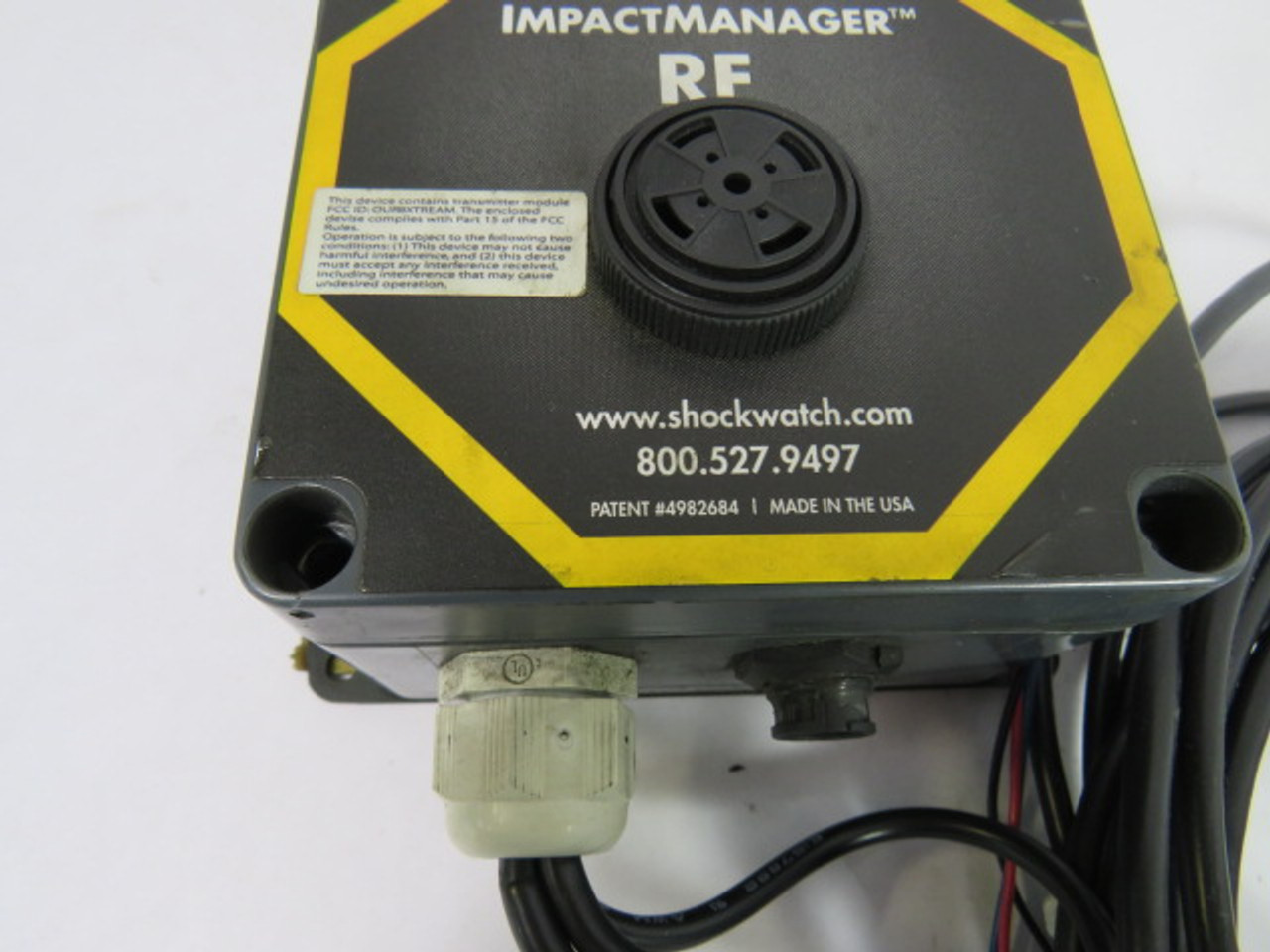 Shockwatch RF1300 Impact Manager * Missing Screws & End Sensor* ! AS IS !
