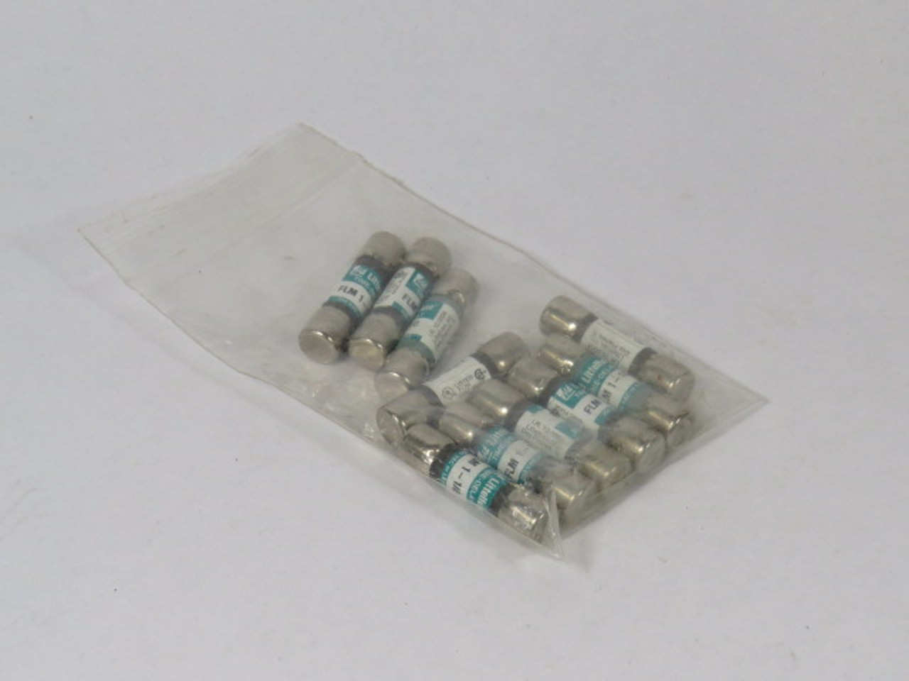 Littelfuse FLM-1-1/8 Time Delay Fuse 1-1/8A 250V Lot of 10 USED