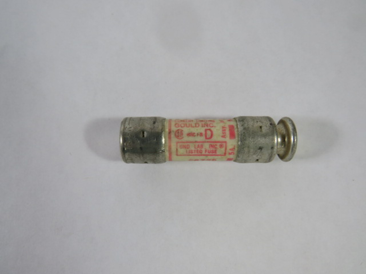 Gould Shawmut TR5R Tri-onic Time Delay Current Limiting Fuse 5A 250VAC USED