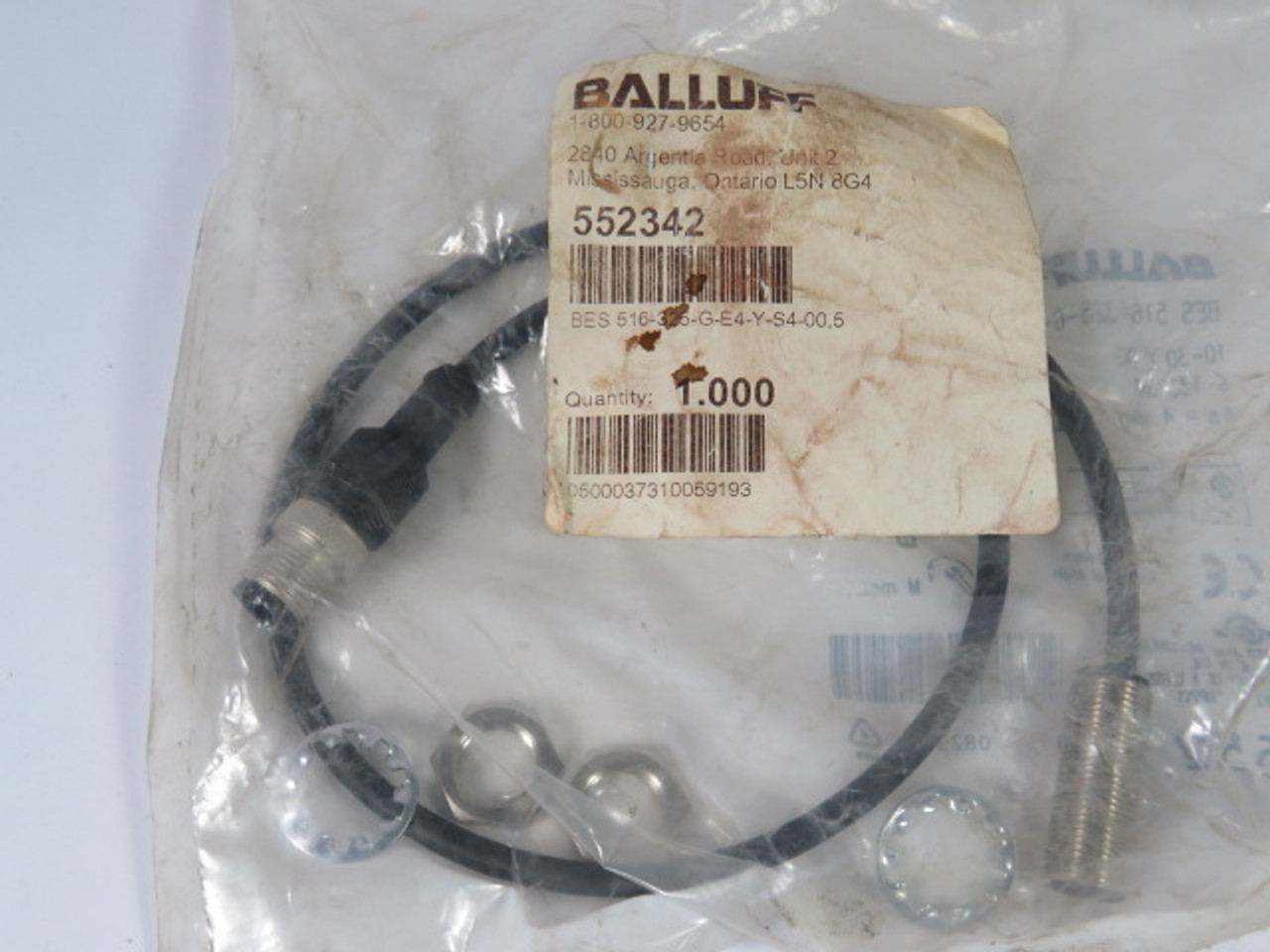 Balluff BES-516-325-G-E4-Y-S4-00,5 Inductive Sensor 10-30VDC 2MM Range ! NWB !