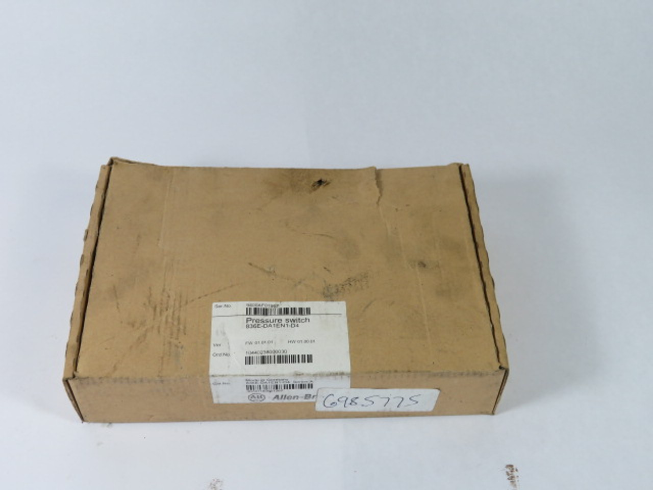 Allen-Bradley 836E-DA1EN1-D4 Pressure Switch 0-150PSI 1/4" NPT ! NEW !