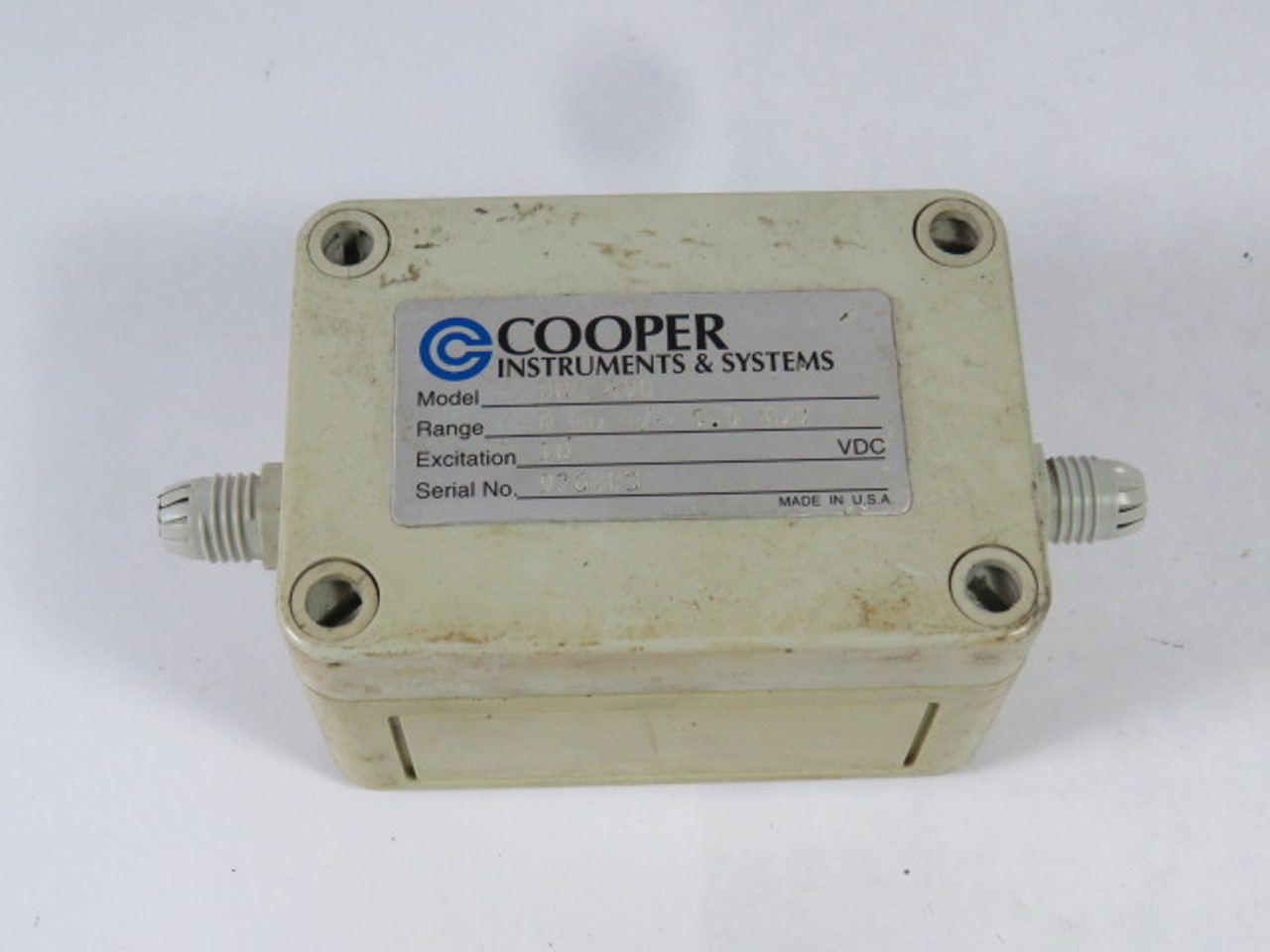 Cooper Instruments DCM-490 Universal In-Line Amplifier 0- +/- 5.0VDC  USED