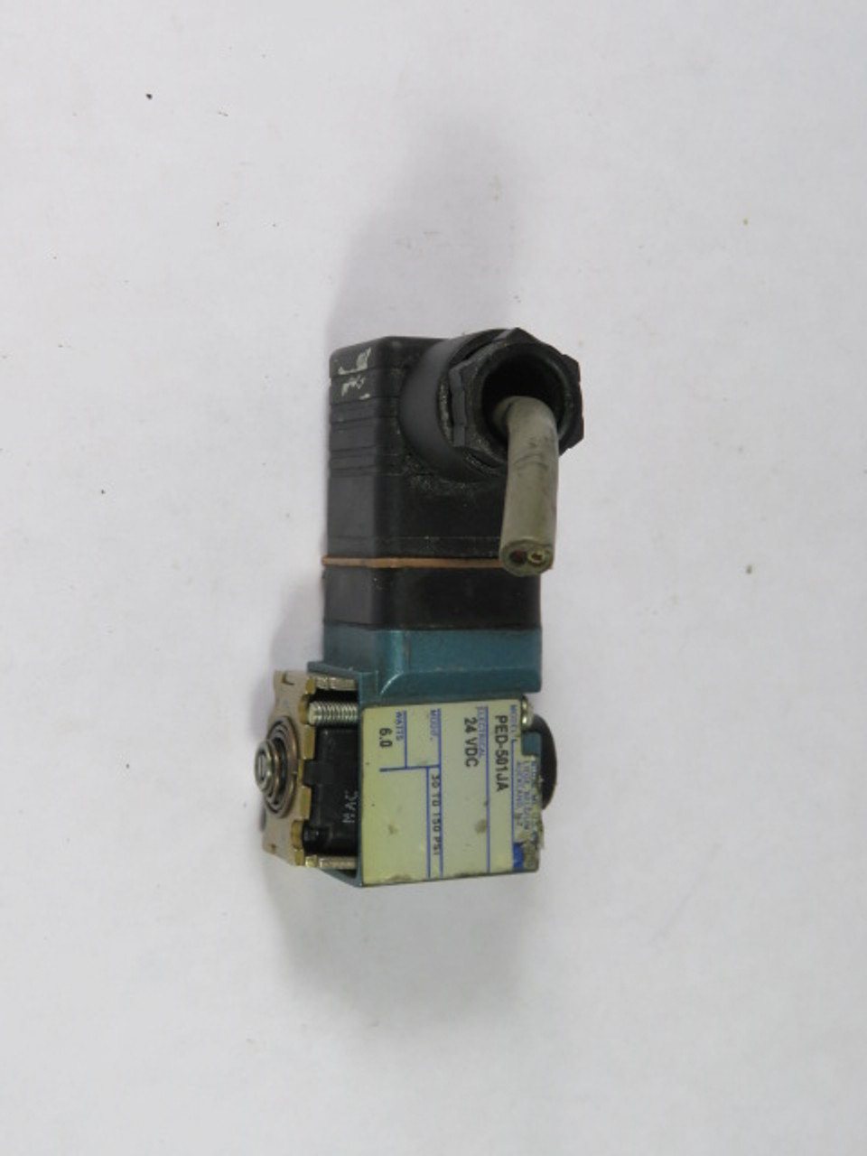 Mac PED-501JA Pilot Valve 24VDC 6.0W 30-150PSI USED