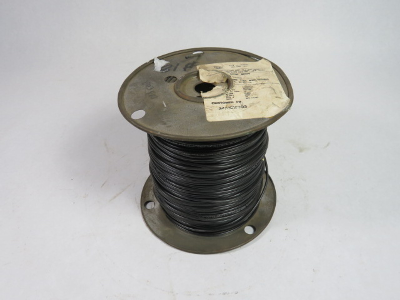 Generic LL39965 Single Conductor MTW 18 Awg 600V .030" 547ft BLACK USED
