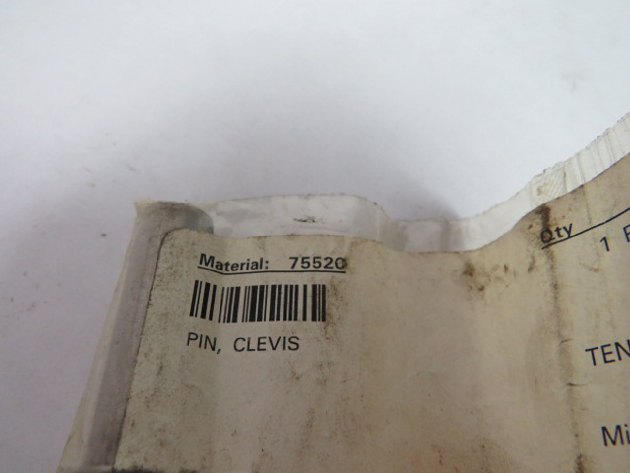 Tennant 75520 Clevis Pin 0.50"OD X 1.5"L ! NWB !