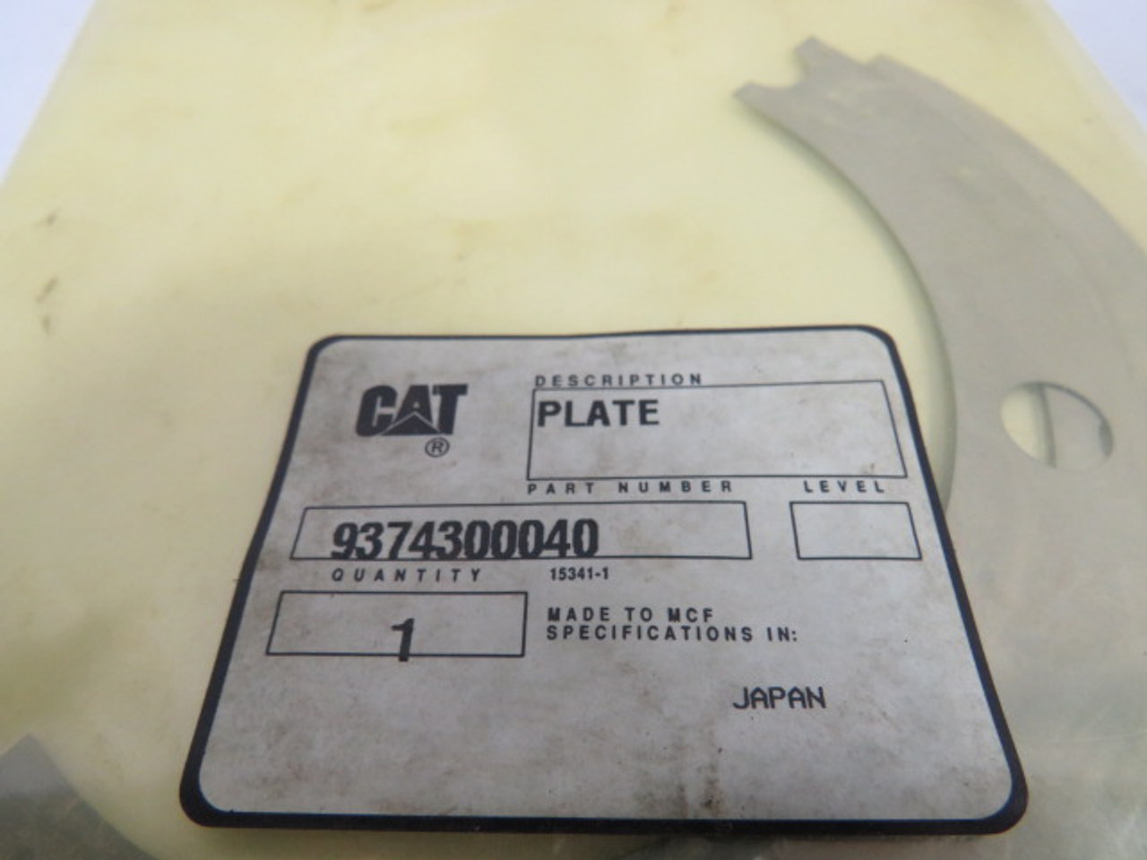 Caterpillar 9374300040 .3mm Thick 2 Halves Shim w/ 6 Holes ! NWB !