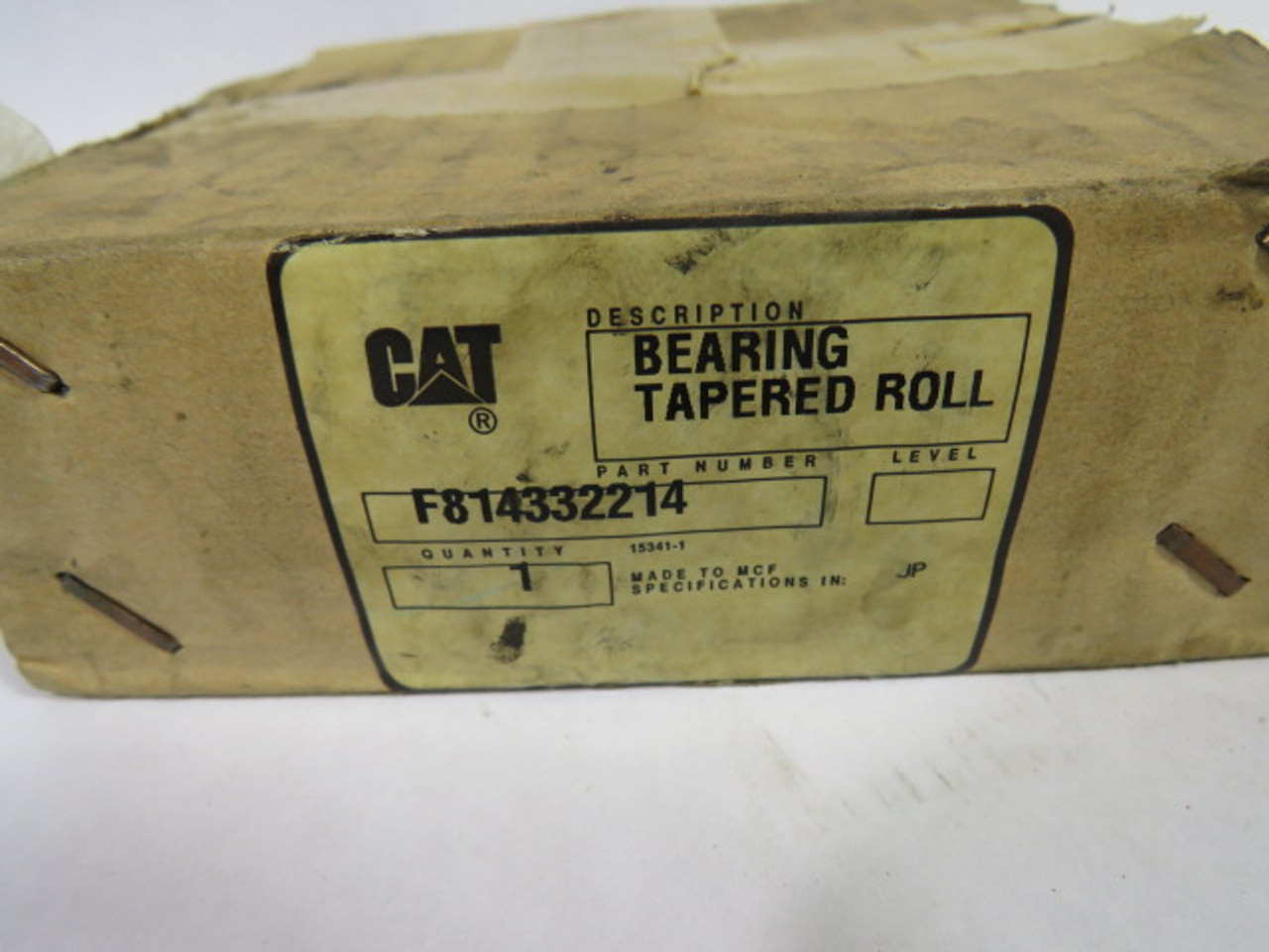 Caterpillar F814332214 Tapered Ball Bearing 2.75" ID 4.9" OD 1.22" W ! NEW !