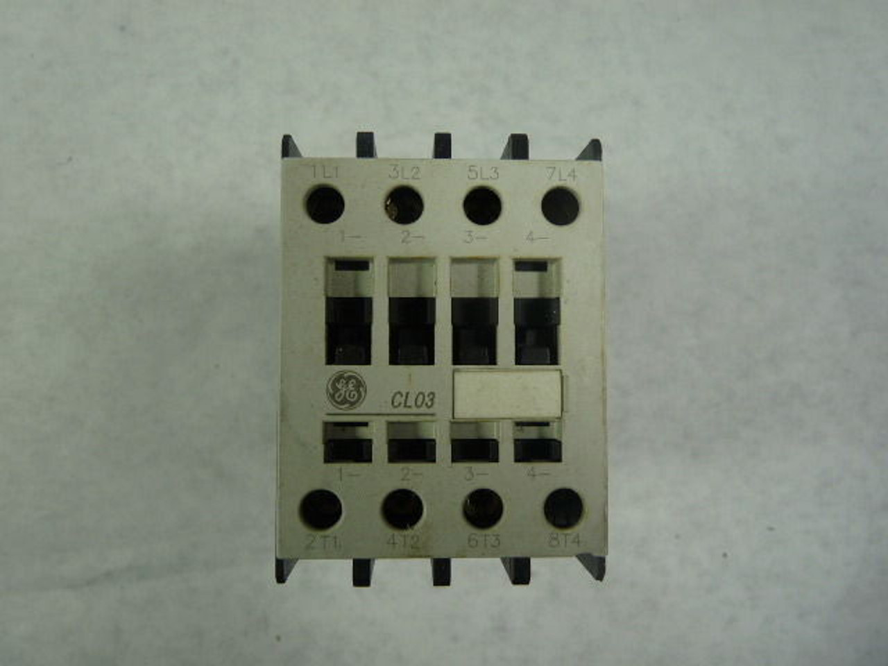 General Electric CL03D400MD Contactor 15HP @ 460V 4P 24VDC USED